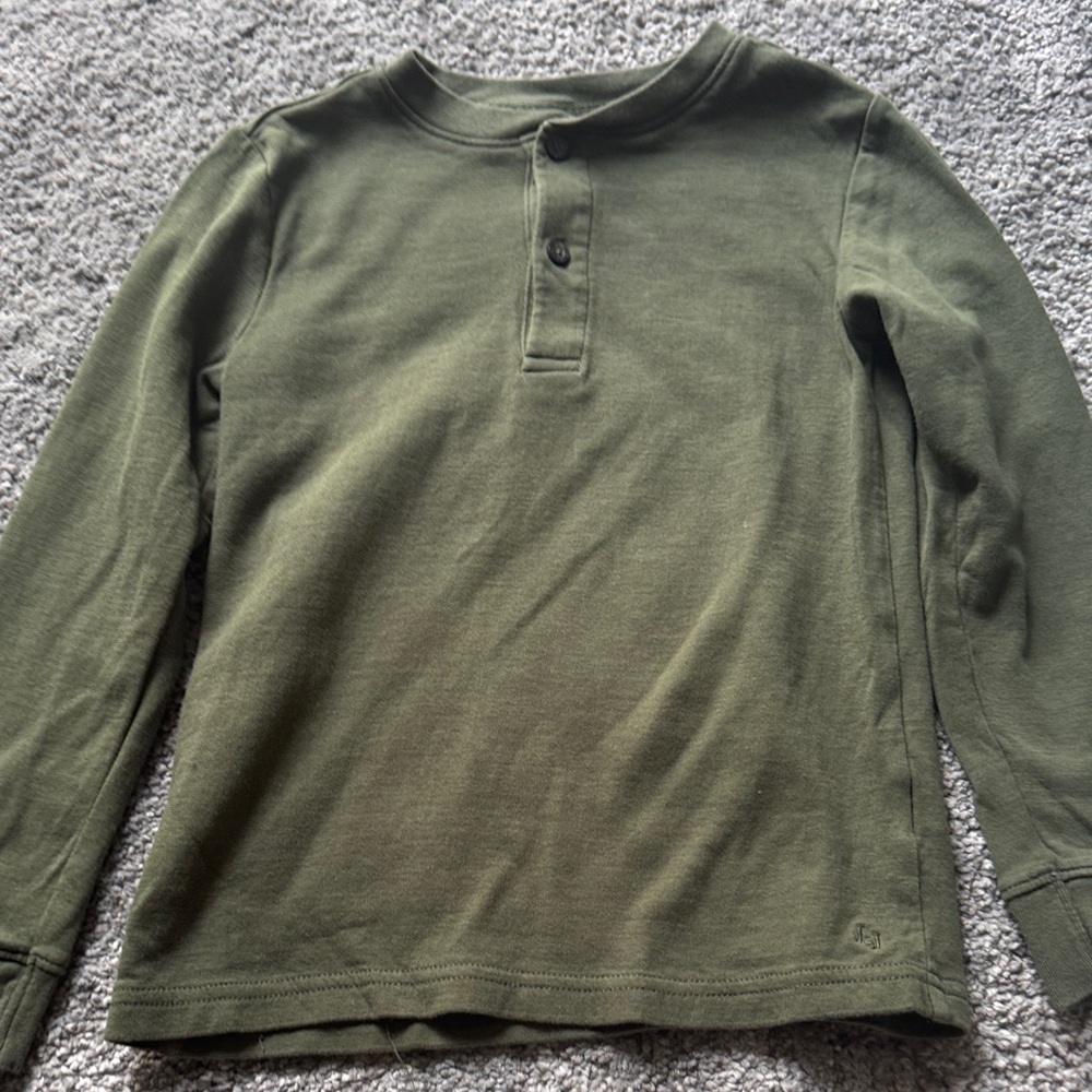 Janie and Jack Olive Long Sleeve Tee